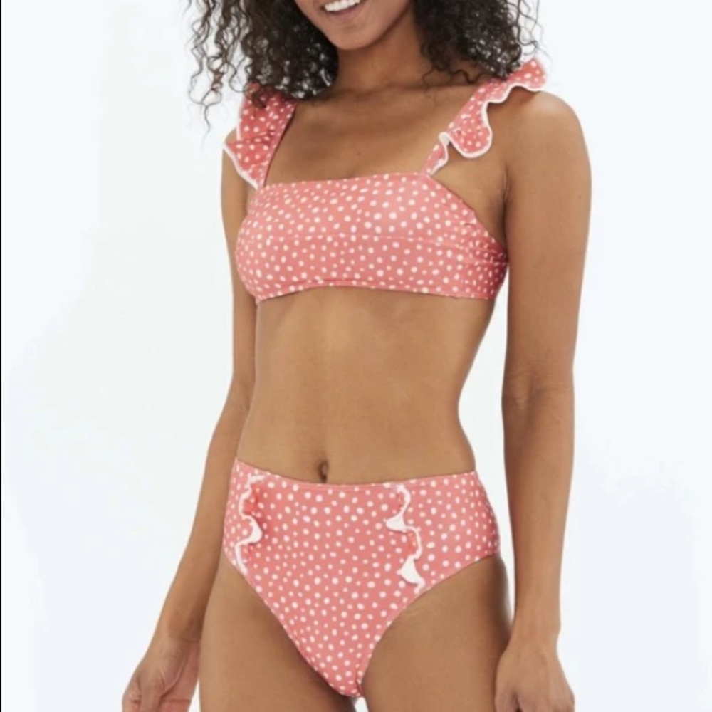 Pink Polka Dot Two Piece - Summersalt